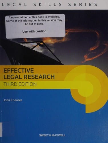 Effective legal research
