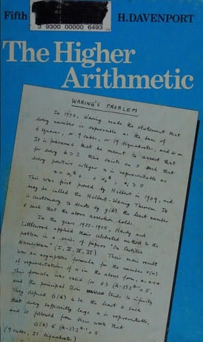 The higher arithmetic: an introduction to the theory of numbers