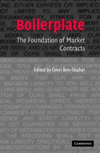 Boilerplate: The Foundation of Market Contracts