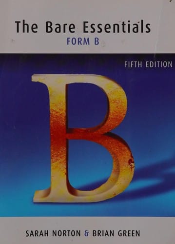 The bare essentials: form B