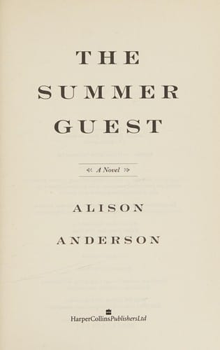 The summer guest: a novel