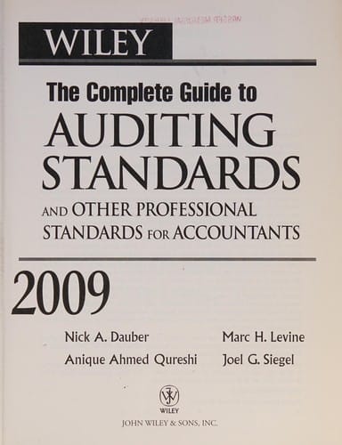 The complete guide to auditing standards, and other professional standards for accountants, 2009
