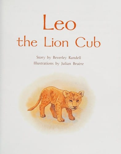 Leo the lion cub