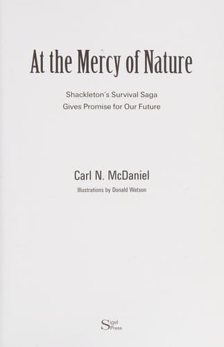 At the mercy of nature: Shackleton's survival saga gives promise for our future