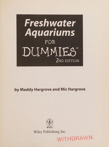 Freshwater Aquariums for Dummies