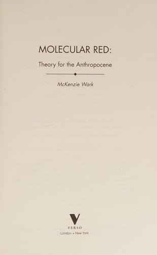 Molecular red: theory for the Anthropocene