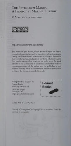 The Petroleum Manga: A Project by Marina Zurkow