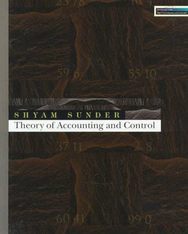 Theory of accounting and control