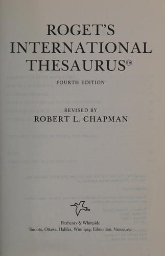Roget's international thesaurus
