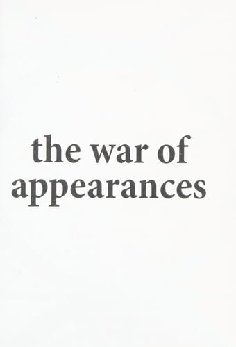 The war of appearances: transparency, opacity, radiance