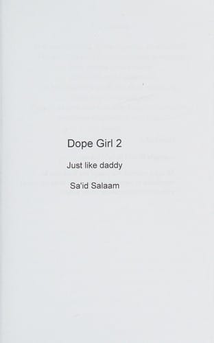 Dope girl 2: just like daddy