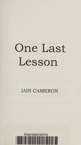 One last lesson