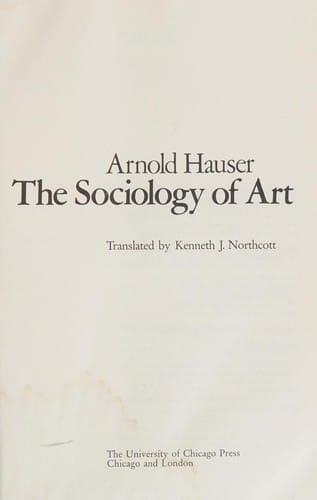 Sociology of Art