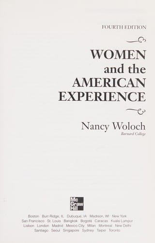 Women and the American experience