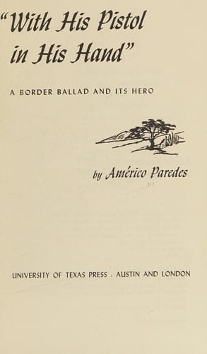 "With his pistol in his hand", a border ballad and its hero