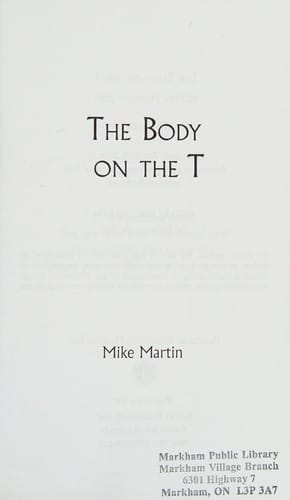 The body on the T.