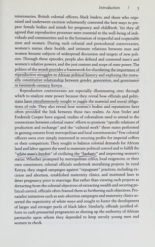 Politics of the womb: women, reproduction, and the state in Kenya