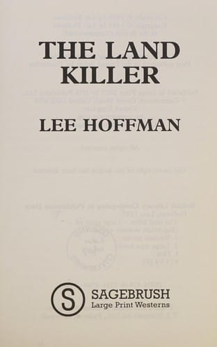 The Land Killer (Sagebrush Westerns)