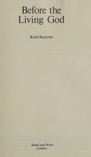 Before the living God