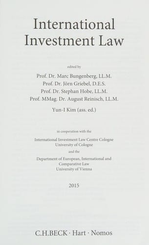 International investment law