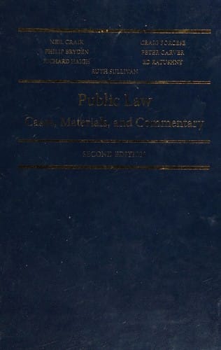 Public law: cases, materials and commentary