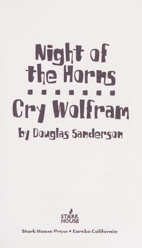 Night of the horns: and, Cry wolfram