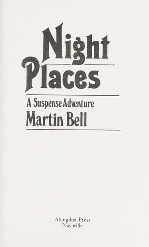 Night places: a suspense adventure