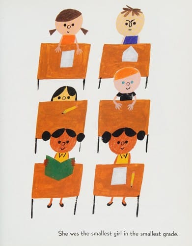 The smallest girl in the smallest grade