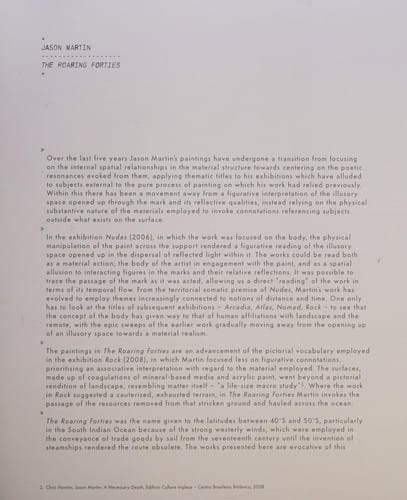 Jason Martin: the roaring forties