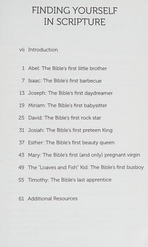 Finding yourself in scripture