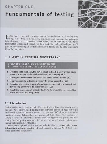 Foundations of software testing: ISTQB certification