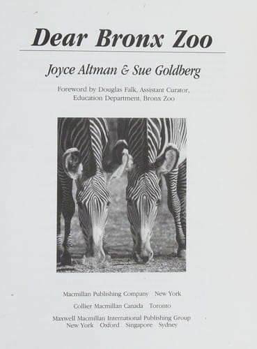 Dear Bronx Zoo