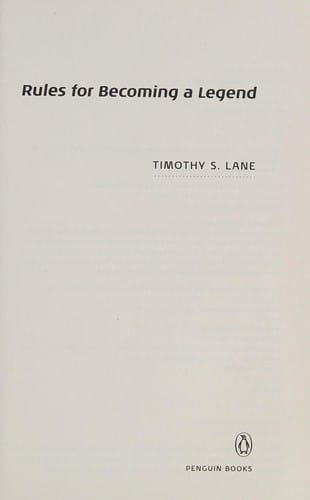 Rules for Becoming a Legend