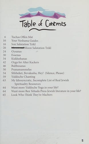 YIDDISCHE YOGA: oysanas for every generation