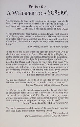 A whisper to a scream: a novel