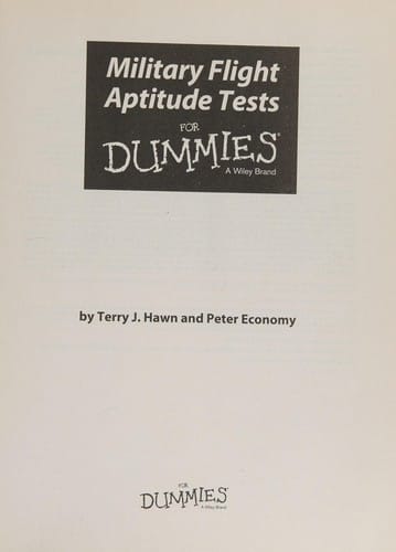 Military flight aptitude tests for dummies