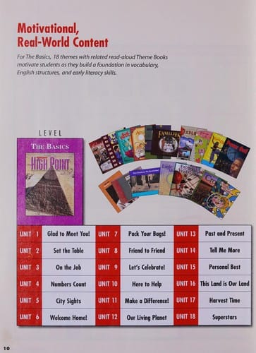 High Point Practice Book Level C (Success In Language)