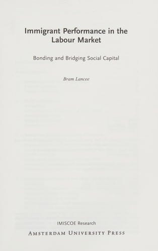 Immigrant Performance in the Labour Market