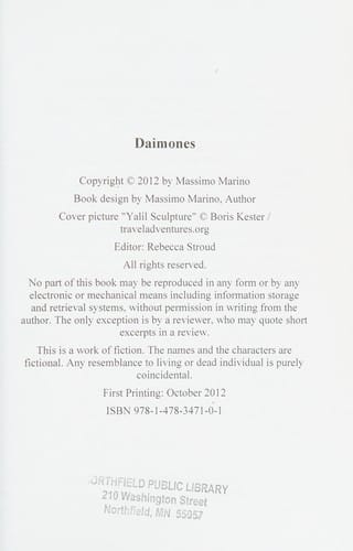 Daimones: Volume One of The Daimones Trilogy