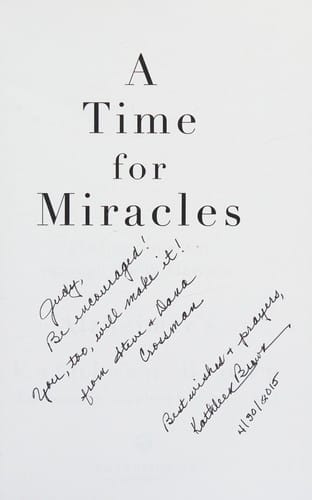 A Time for Miracles: Finding Your Way Through the Wilderness of Alzheimer's