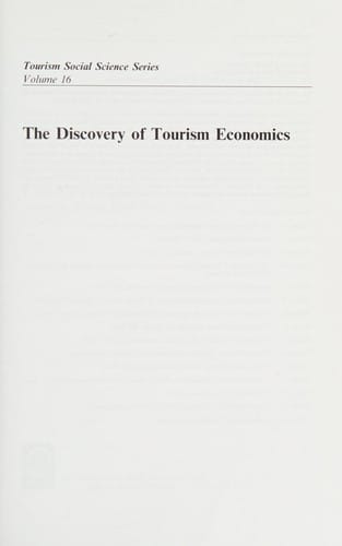 Discovery of Tourism Economics