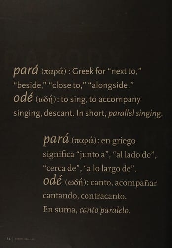 Cantos paralelos: visual parody in contemporary Argentinean art