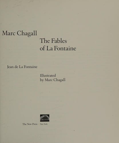 Marc Chagall: the Fables of La Fontaine