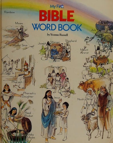 My first Bible word book