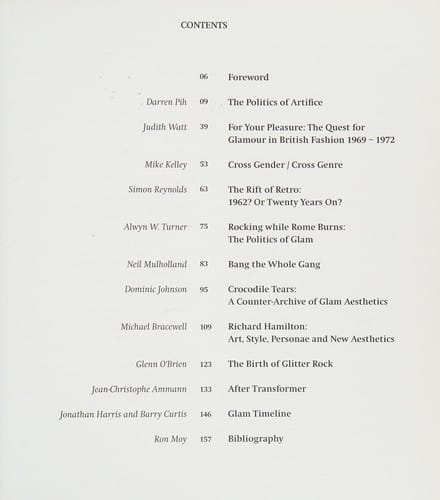 Glam: the performance of style