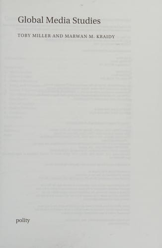 Global Media Studies
