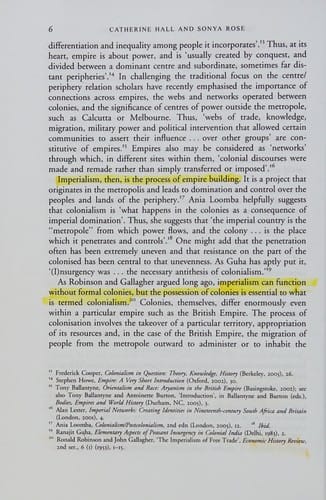 AT HOME WITH THE EMPIRE: METROPOLITAN CULTURE AND THE IMPERIAL WORLD; ED. BY CATHERINE HALL.