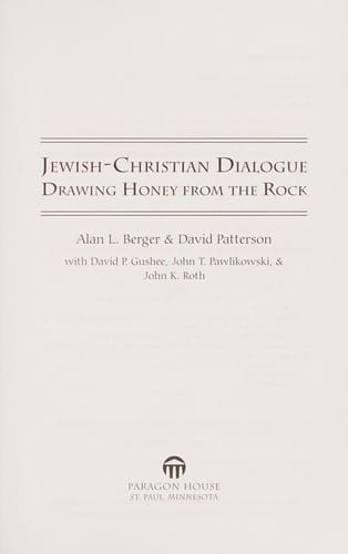 Jewish-Christian dialogue: drawing honey from the rock