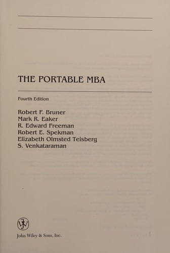 The portable MBA