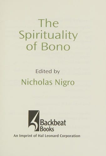 The spirituality of Bono